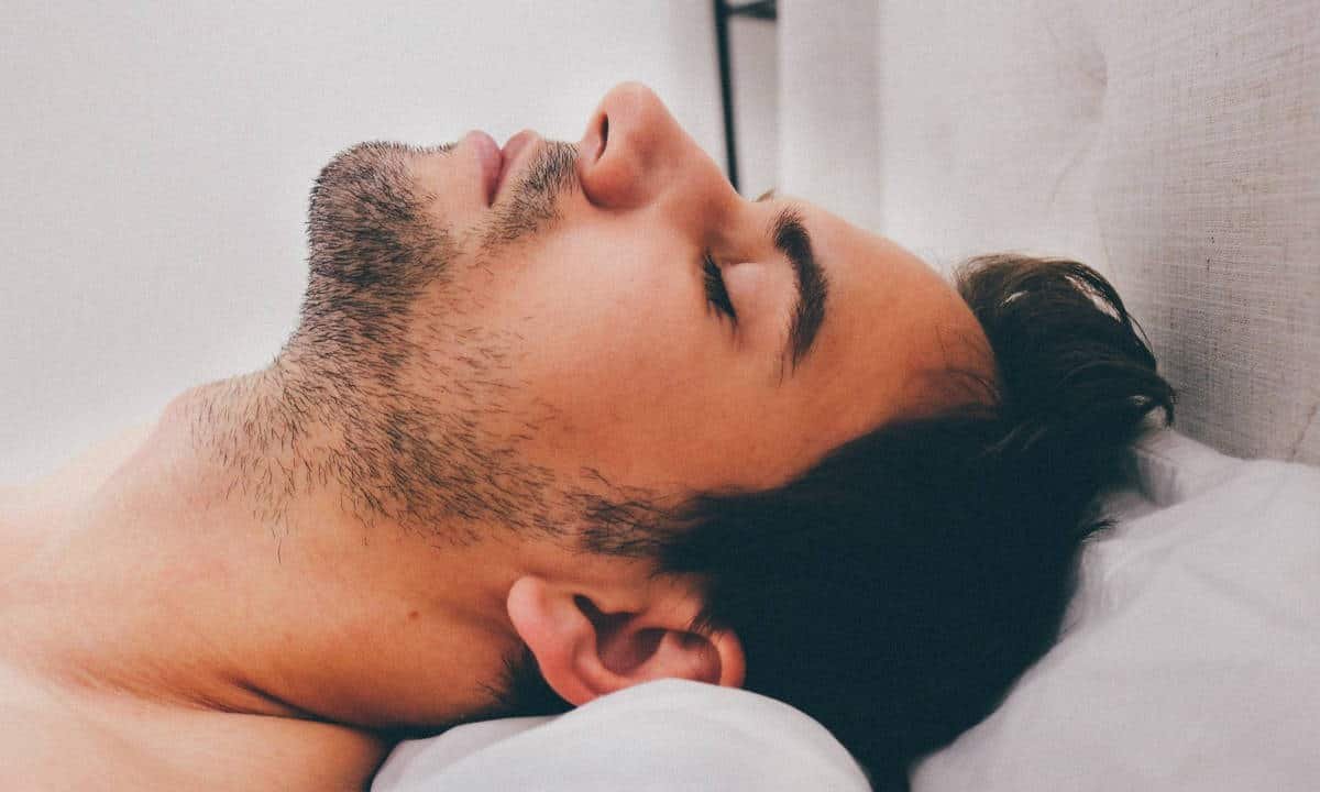 Man Sleeping, Relaxing